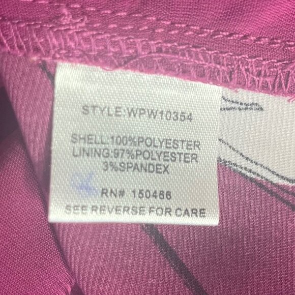 41 Hawthorn Womens Blouse Flare Sleeves Burgundy Floral Size 1X - Picture 8 of 9